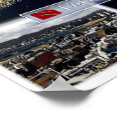 Tanger - Marocco - Mosaik - Poster (Ecke)