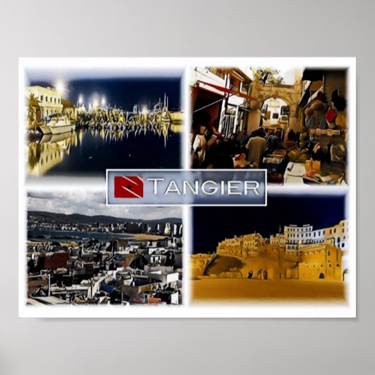 Tanger - Marocco - Mosaik - Poster (Vorne)