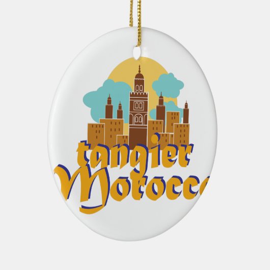 Tanger Marokko Keramik Ornament (Rechts)