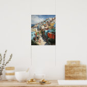 Tanger Marokko Malerei Art Print Poster (Küche)