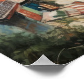 Tanger Marokko Malerei Art Print Poster (Ecke)