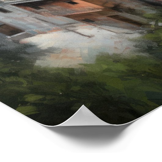 Tanger Marokko Malerei Art Print Poster (Ecke)