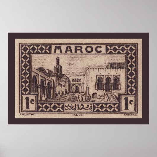 Tanger, Marokko - Poster (Vorne)