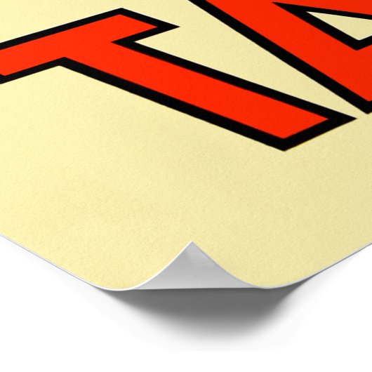 Tanger, Marokko Poster (Ecke)