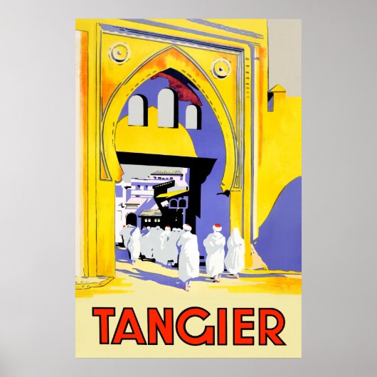 Tanger, Marokko Poster (Vorne)