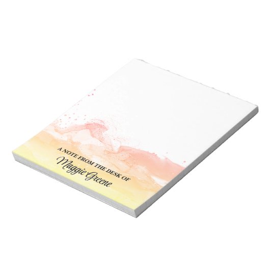 Tangerine Dream Pageant Stationery Small Notepad Notizblock (Rotiert)