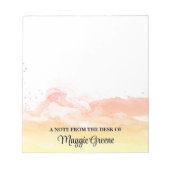 Tangerine Dream Pageant Stationery Small Notepad Notizblock (Vorderseite)