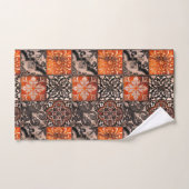 Tangerine Fliese Badhandtuch Set (Handtuch)