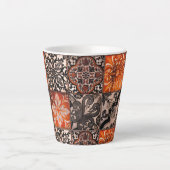 Tangerine Fliese Milchtasse (Vorderseite)