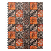 Tangerine Fliese Notizblock (Vorderseite)