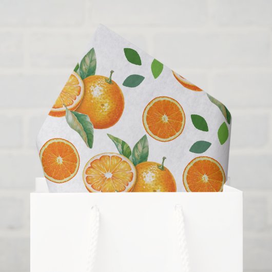 Tangerine Frucht Seidenpapier (Geschenktüte)