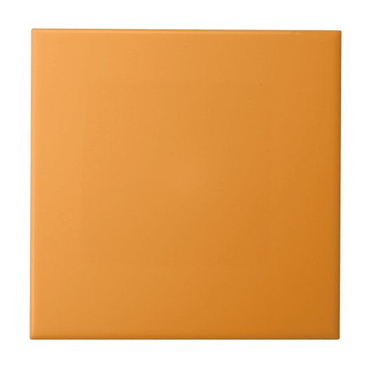 Tangerine Orange Solid Color | #F99529 Fliese (Vorderseite)