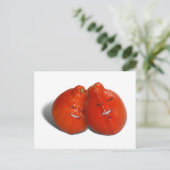 Tangerine Paar  Postkarte (Stehend Vorderseite)