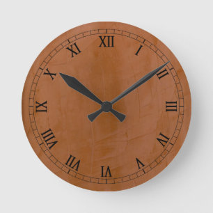 Tangerine Venezianischer Stuck Wanduhr Römische Zi