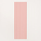 Tangerine Vertical Stripped Yoga Mat Yogamatte (Rückseite)