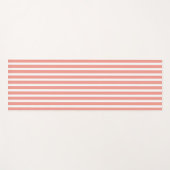 Tangerine Vertical Stripped Yoga Mat Yogamatte (Vorderseite (Horizontal))