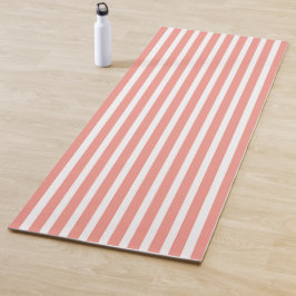 Tangerine Vertical Stripped Yoga Mat Yogamatte