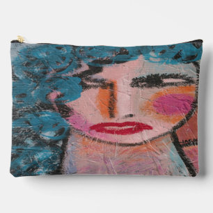 Tanghaar Original Abstrakte Kunst Zubehörtasche
