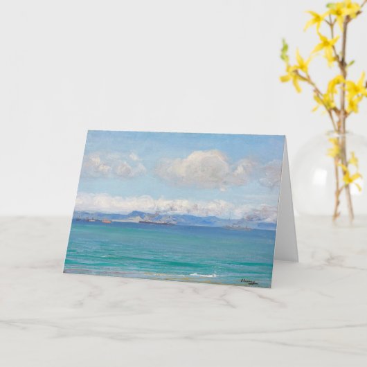 Tangier Bay | Sir John Lavery Karte (Gelbe Blume)