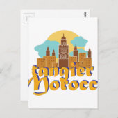 Tangier Marokko Postkarte (Vorne/Hinten)