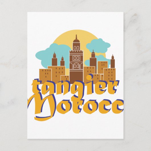 Tangier Marokko Postkarte (Vorderseite)