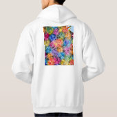 Tangier Morocco City Map Hoodie (Rückseite)