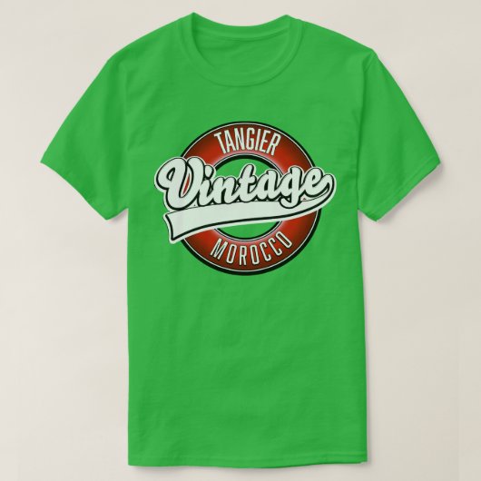 Tangier morocco Vintag T-Shirt (Design vorne)