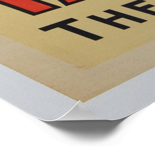 Tangier Poster (Ecke)