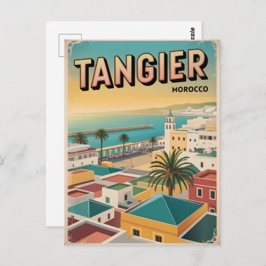 Tangier Vintag Postkarte (Vorne/Hinten)