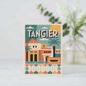 Tangier Vintag Postkarte (Stehend Vorderseite)