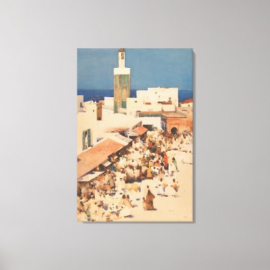 Tangier von Arthur Melville Print Leinwanddruck (Vorderseite)