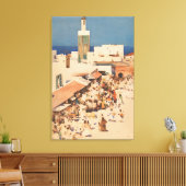 Tangier von Arthur Melville Print Leinwanddruck (Insitu (Wohnzimmer))