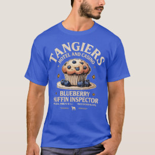 Tangiers Blaubeer-Muffin-Inspektor T-Shirt