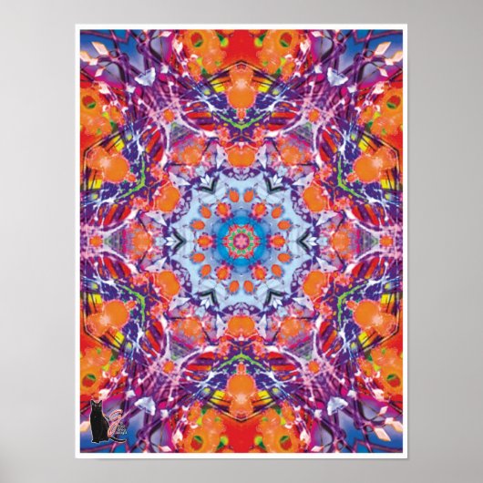 Tangiers Kaleidoscope Poster (Vorne)