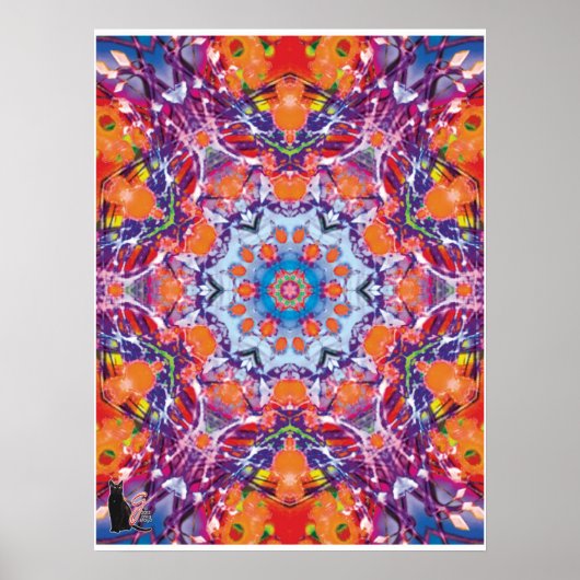 Tangiers Kaleidoscope Poster (Vorne)