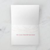 Tangierte Urlaubsleuchten auf Lumberjack kariert Karte (Innenseite)