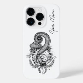 Tangle Art: Florales Motiv - Case-Mate iPhone 14 Pro Hülle