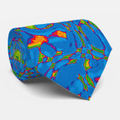 Tangle Blue Neck Tie Krawatte (Gerollt)