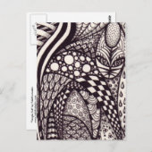 Tangle Cat Postcard Postkarte (Vorne/Hinten)