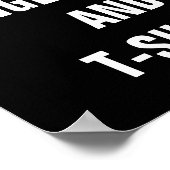 Tangle Hair and T - Shirt Poster (Ecke)