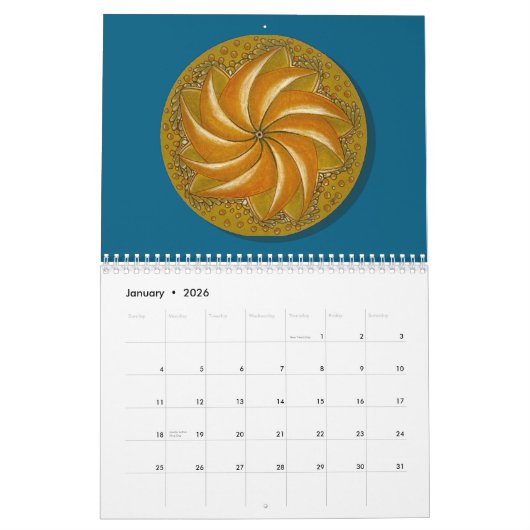 Tangle kalender (Jan 2026)