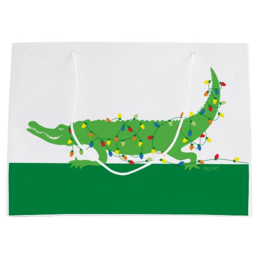 Tangle Lights Große Geschenktasche Große Geschenktüte (Vorderseite)