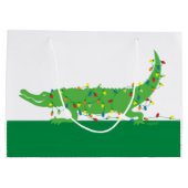 Tangle Lights Große Geschenktasche Große Geschenktüte (Rückseite)