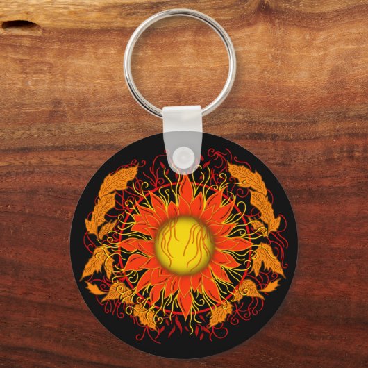 Tangle Sun Schlüsselanhänger (Rückseite)