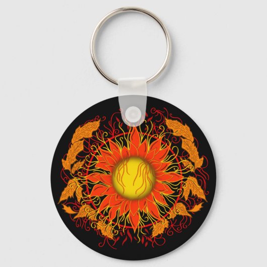 Tangle Sun Schlüsselanhänger (Rückseite)