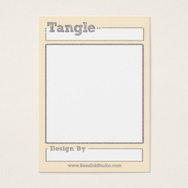 Tangle Trading Card (Vorderseite)