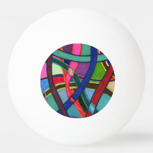 "Tangled" Abstrakt Ping Pong Ball Tischtennisball