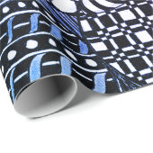 Tangled Design Bälle für Hanukkah Geschenk geben Geschenkpapier (Rolleneckpunkt)