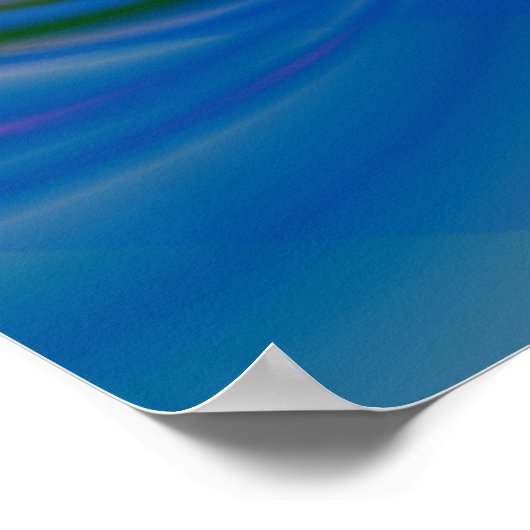 Tangled Destiny Psychedelic Fraktal Poster (Ecke)