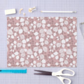 Tangled Foliage Canopy Blush Botanical Silhouette Seidenpapier (Handwerk)